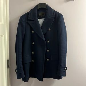 Banana Republic Men’s Peacoat- navy blue